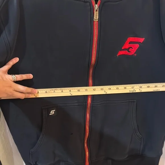 Snap-on 95 years Black Hoodie with Red Accents Men’s size Large - Picture 8 of 11